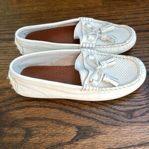 ZARA WHITE LEATHER MOCCASIN 4570/303 SZ EU 29/ US 10.5